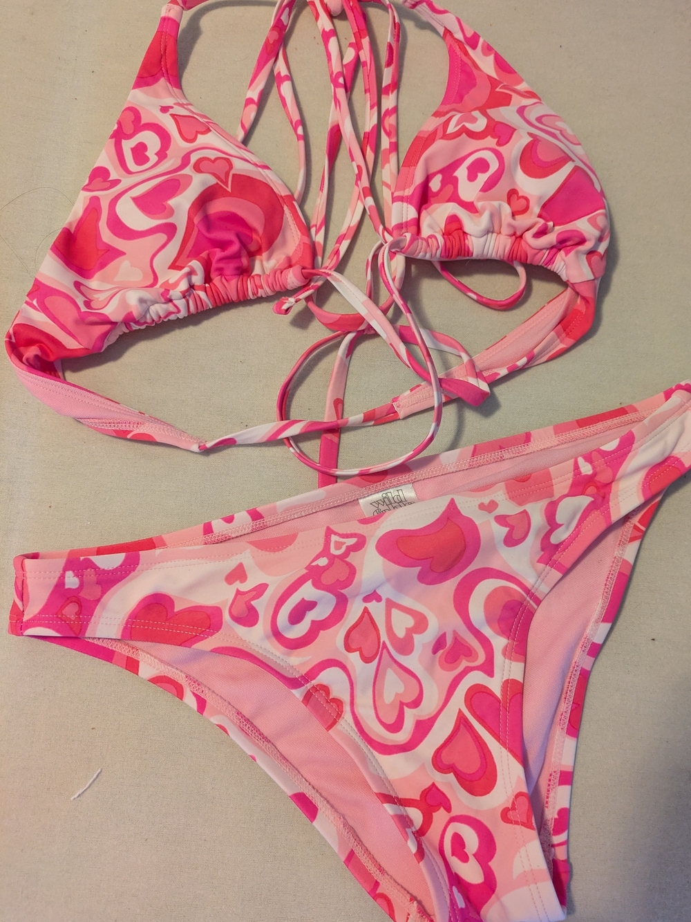 Wild Fable Wrap Hearts Bikini Small